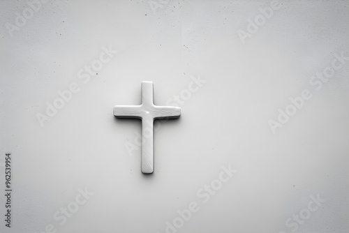 Cross isolated on white background