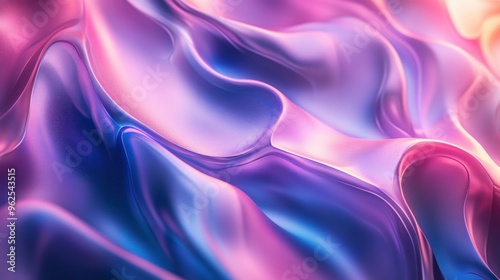 Abstract Swirling Purple, Pink, and Blue Background