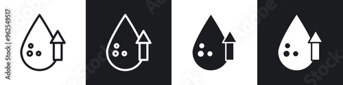 High cholesterol line icon vector illustration set.