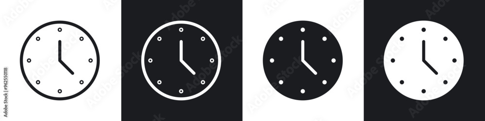 Time line icon vector illustration set. Time line icon vector illustration set.
