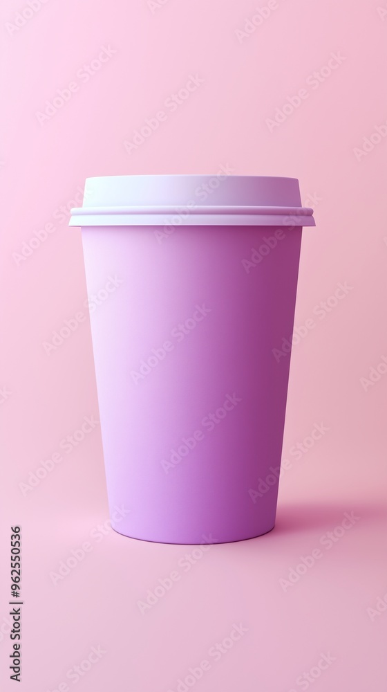 Disposable paper pink glass cup for coffee and tea for promotion branding product