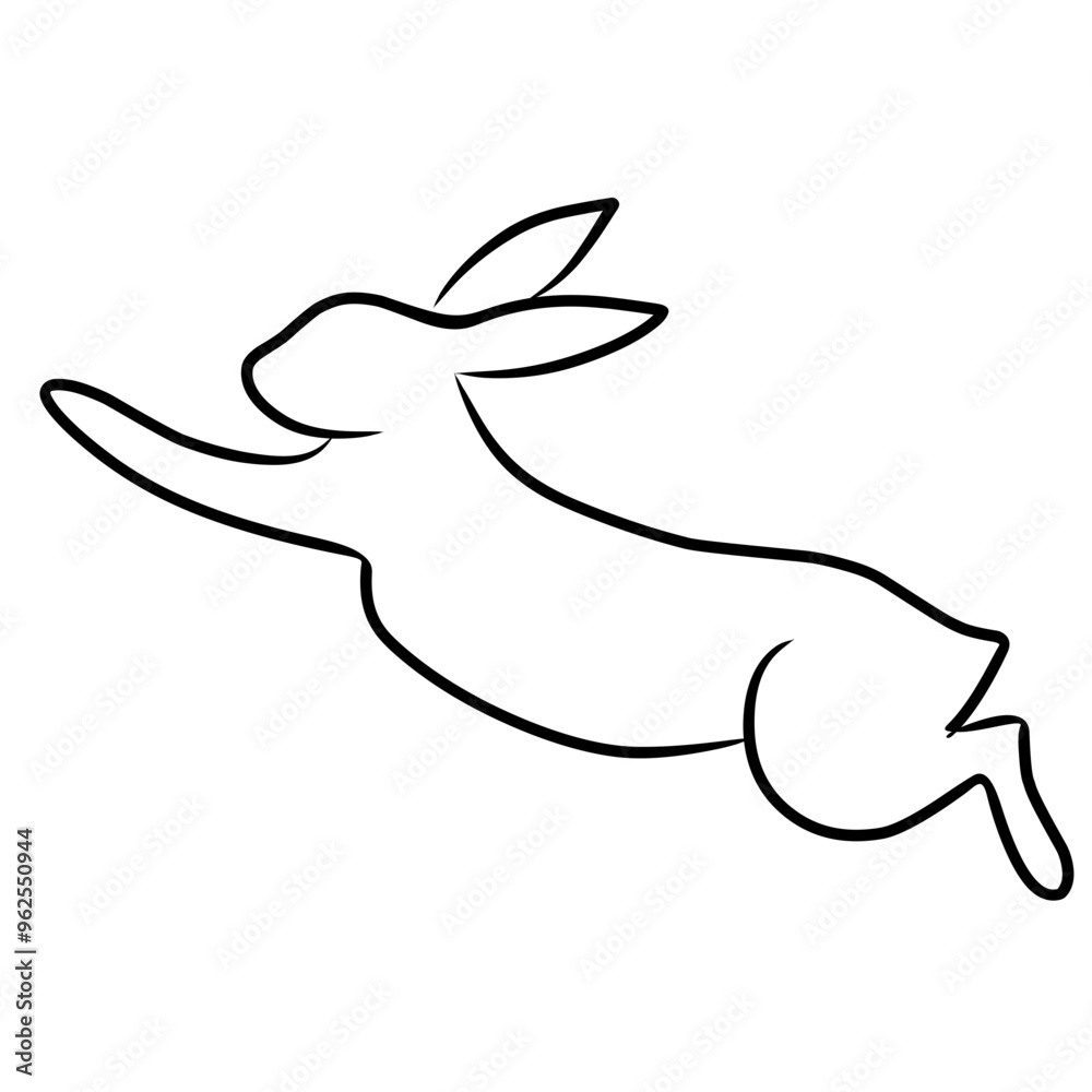 Obraz premium Rabbit Icon Vector
