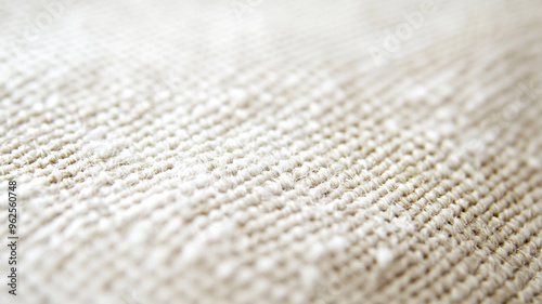 Detailed texture of woven fabric captured in close-up, showcasing its unique pattern and softness