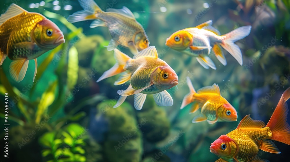 Goldfish in a Tank Goldfish in a Tank