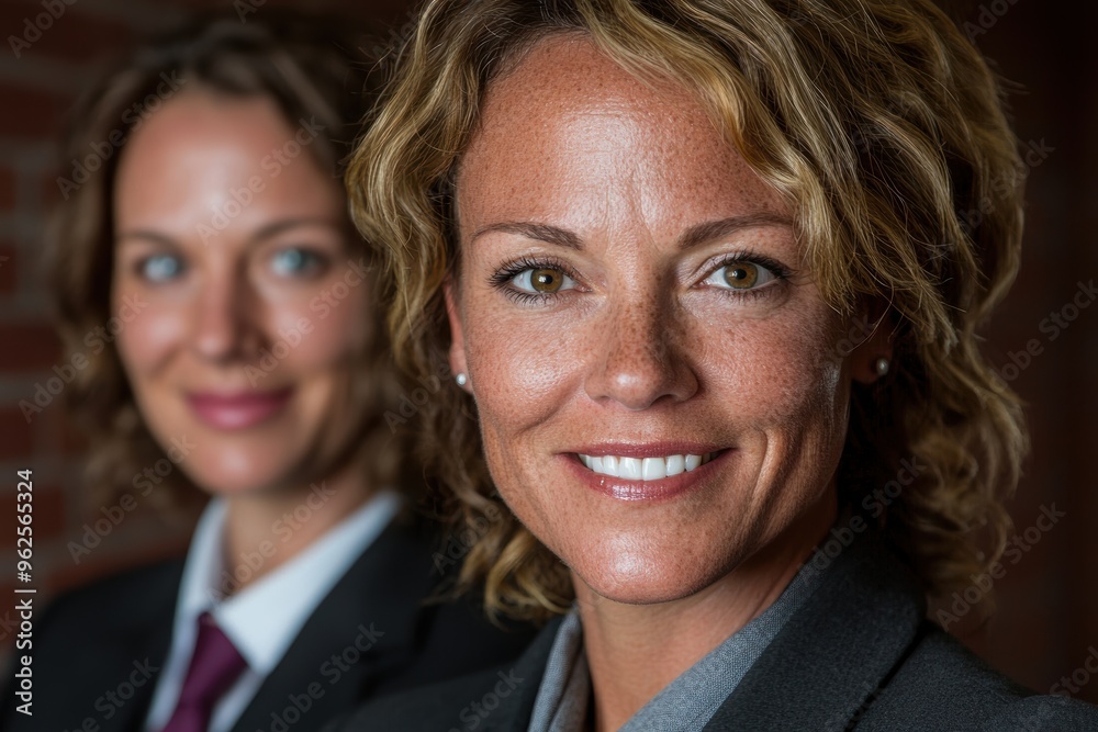 Confident business woman with warm smile Confident business woman with warm smile