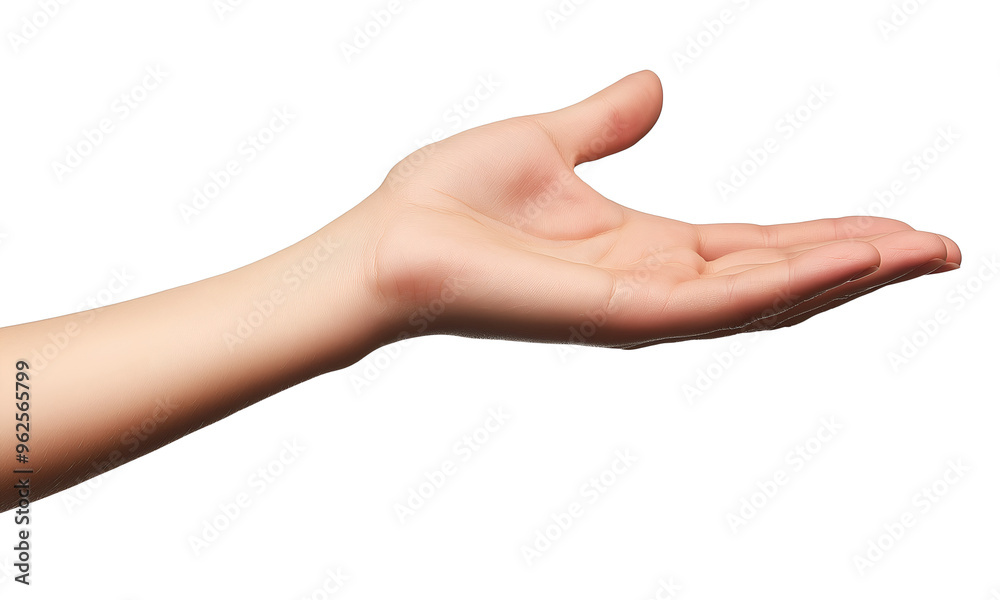 Outstretched hand gesture Outstretched hand gesture