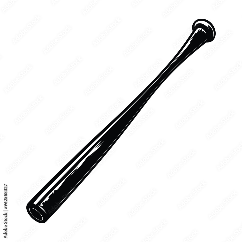 Baseball Bat silhouette vector