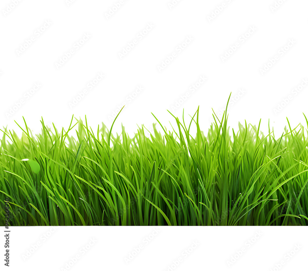 Green grass frame isolated on transparent background Green grass frame isolated on transparent background