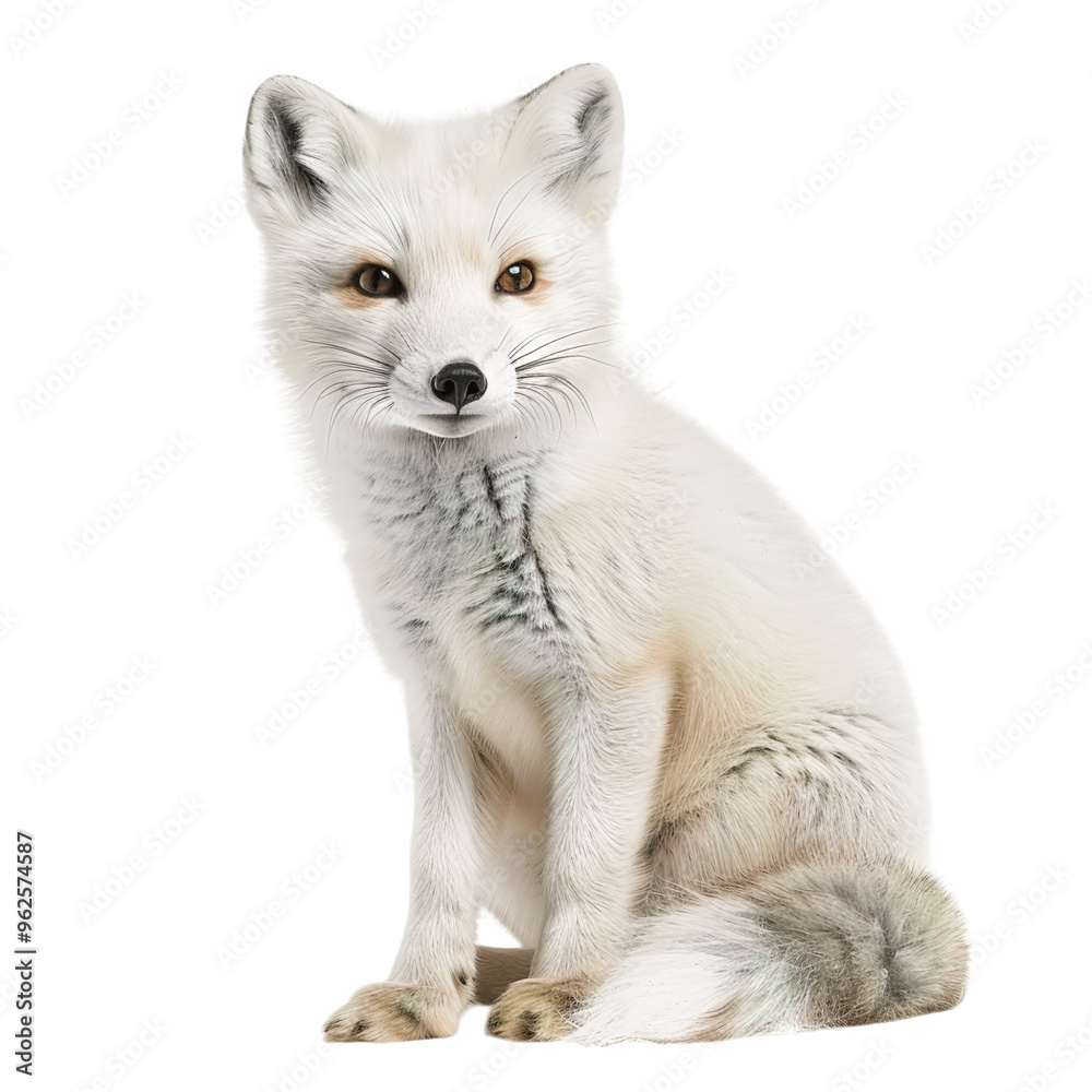 Obraz premium white kitten