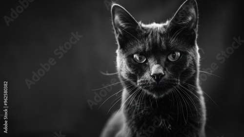 Black Cat Portrait