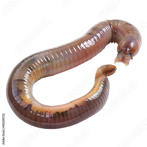 Obraz na płótnie worm on white background w salonie