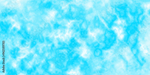 Abstract Blue and white Liquid sky background. Sky texture liquid clouds. Beautiful sky background with white clouds. Abstract blurred background. Bokeh texture.