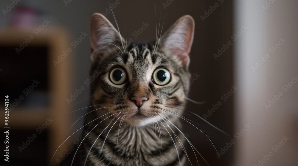 Close-up Portrait of a Curious Cat Close-up Portrait of a Curious Cat