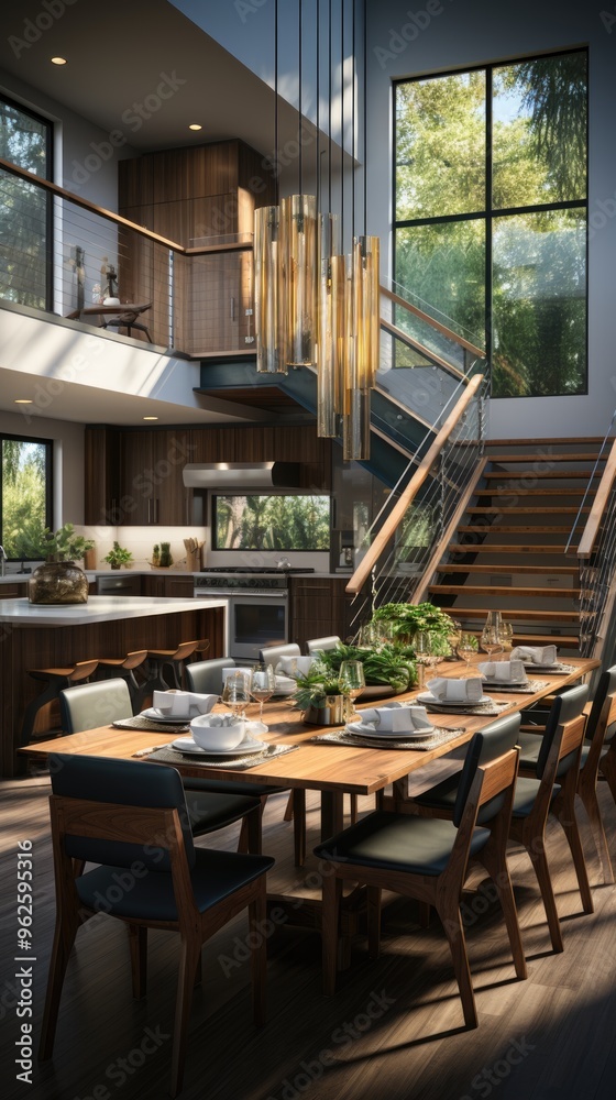 Fototapeta premium modern home interior 
