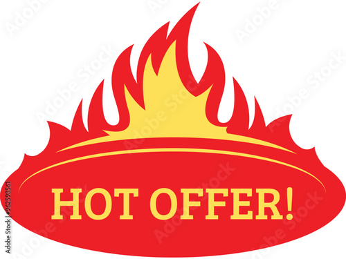 Hot Offer Vector design