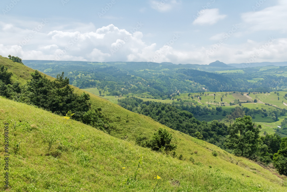 Fototapeta premium Hills Landscape Background