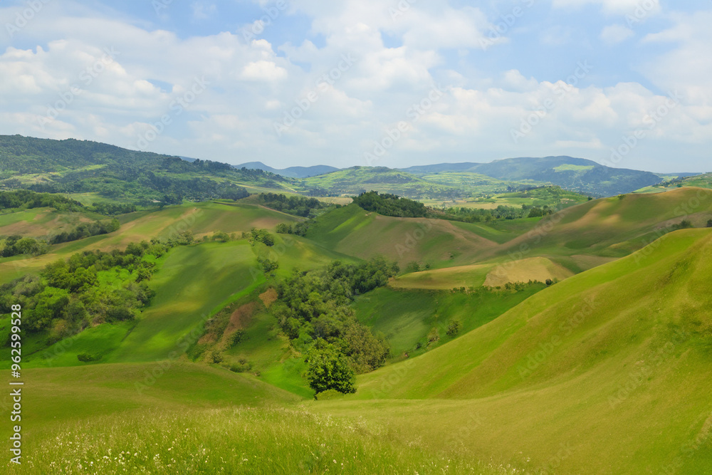 Obraz premium Hills Landscape Background