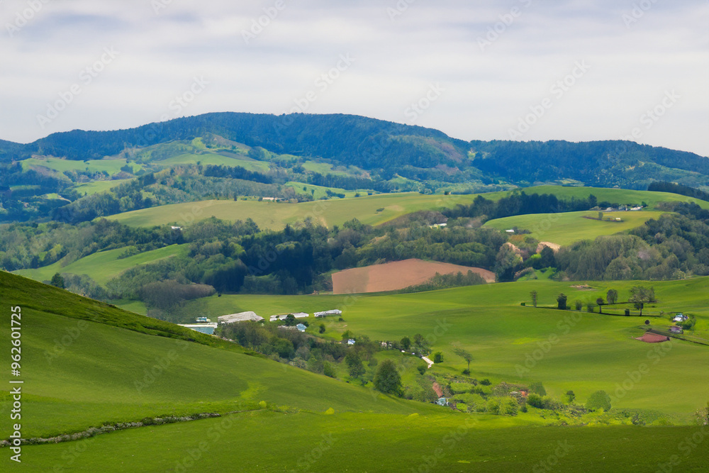 Obraz premium Hills Landscape Background