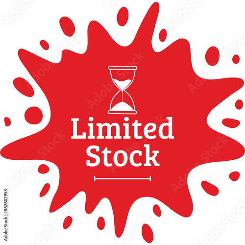 Limited Stock Vector design