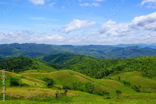 Hills Landscape Background