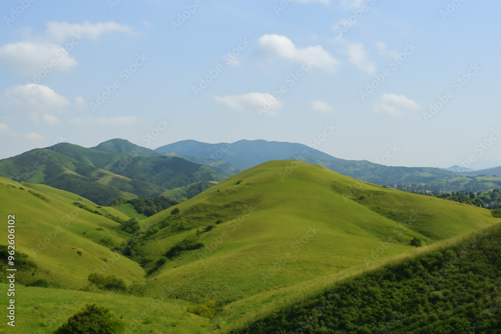 Fototapeta premium Hills Landscape Background