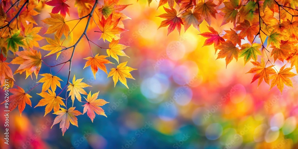 Colorful background of autumn maple tree leaves close up, autumn, maple, tree, leaves, background, colorful, multicolor Colorful background of autumn maple tree leaves close up, autumn, maple, tree, leaves, background, colorful, multicolor