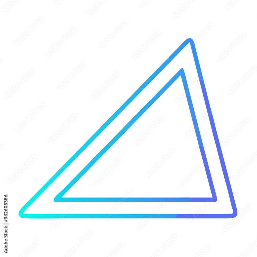 Minimalist Flat Triangle Icon for Web & Mobile Minimalist Flat Triangle Icon for Web & Mobile
