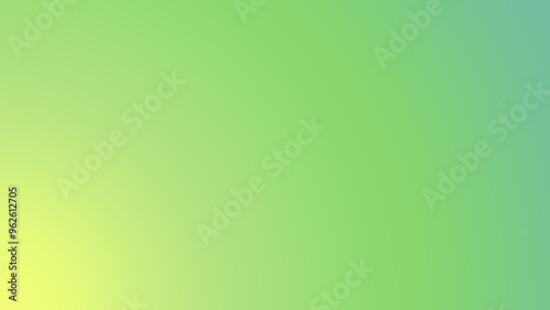 Green Gradient Blurred gradient background with hologram effect and magic lights. Abstract fantasy backdrop with fairy sparkles.