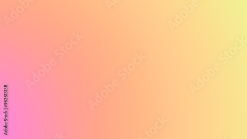 Orange Pastel Gradient Abstract Blurred gradient background with hologram effect and magic lights. Abstract fantasy backdrop with fairy sparkles.