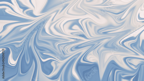 Blue Liquid Abstract Blurred gradient background with hologram effect and magic lights. Abstract fantasy backdrop with fairy sparkles.