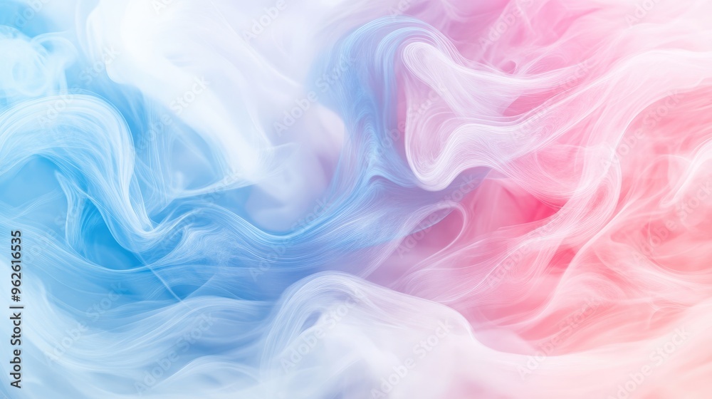 Gentle swirls of blue, pink, and white smoke form a sophisticated and airy backdrop for showcasing elegant products Gentle swirls of blue, pink, and white smoke form a sophisticated and airy backdrop for showcasing elegant products