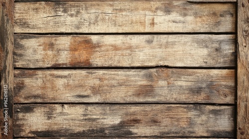 Weathered wooden crate background with visible scratches and marks, giving a vintage industrial look