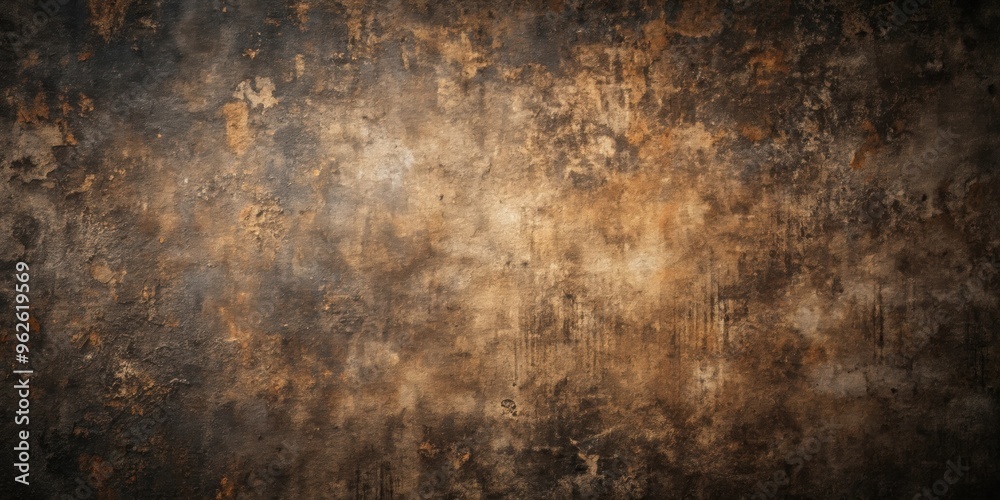 Obraz premium Dark, gritty abstract texture background with a grunge aesthetic, grunge, dark, abstract, texture, background, design, rough