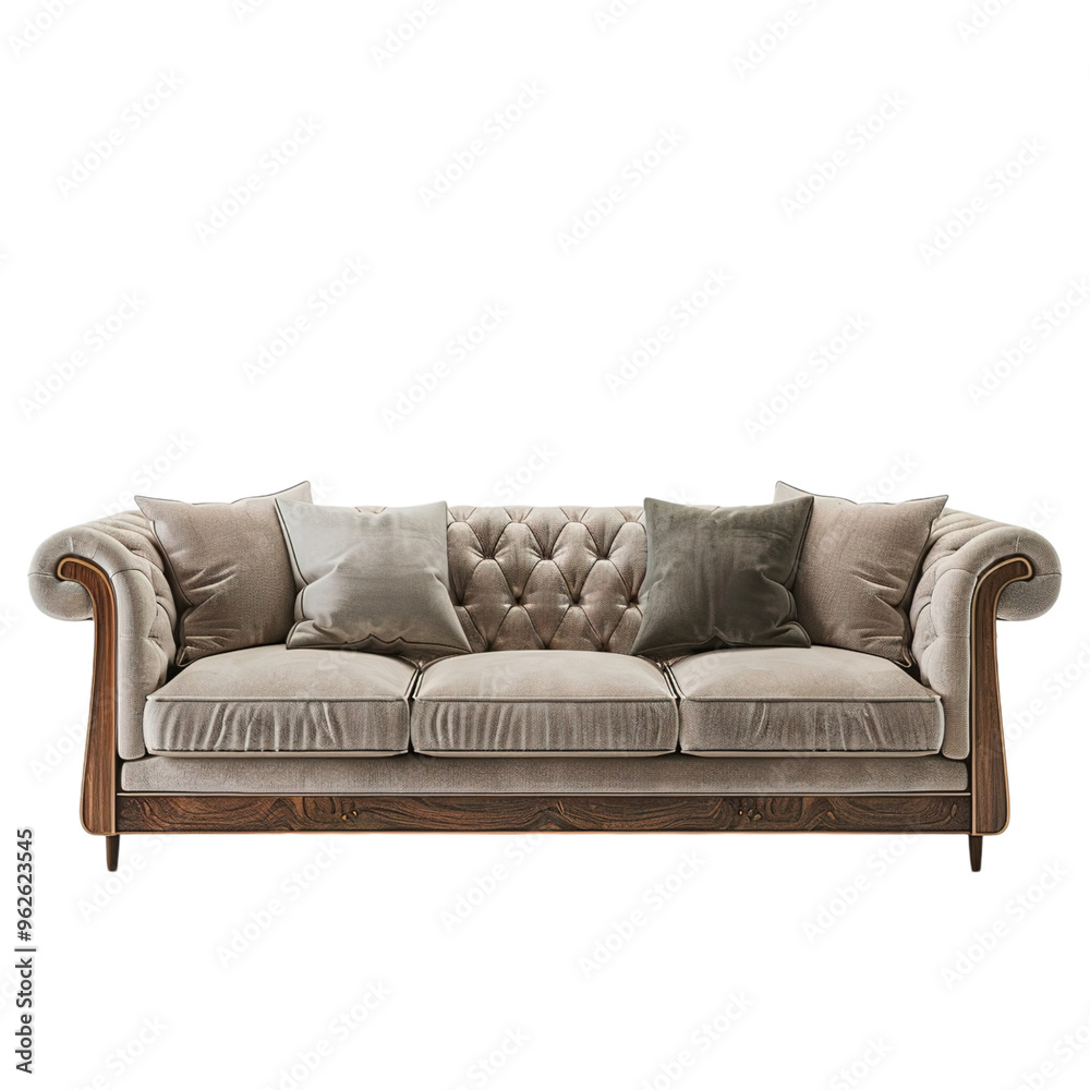 Fototapeta premium sofa isolated on white