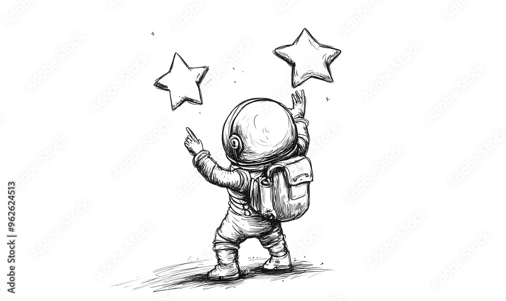 graphics of space, planets, and astronauts on a white background. graphics of space, planets, and astronauts on a white background.