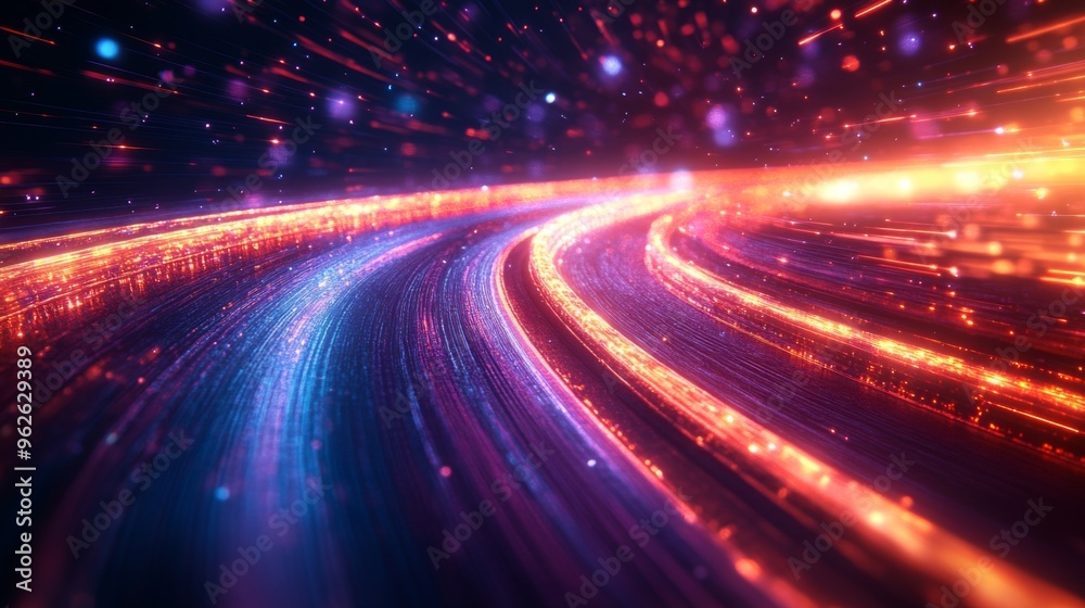 Dynamic High-Speed Lines Captured in Technological Bliss: Cinematic Lighting Showcases Motion Blur and Intricate Details. abstract graphic Resources, banner design, pattern design, web background Dynamic High-Speed Lines Captured in Technological Bliss: Cinematic Lighting Showcases Motion Blur and Intricate Details. abstract graphic Resources, banner design, pattern design, web background