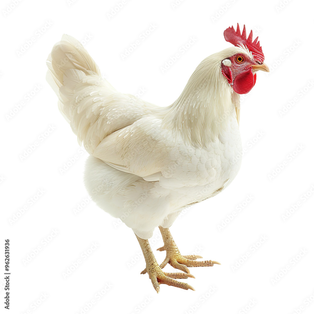 Fototapeta premium rooster isolated on white