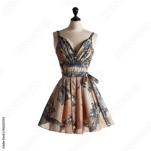 dress on mannequin