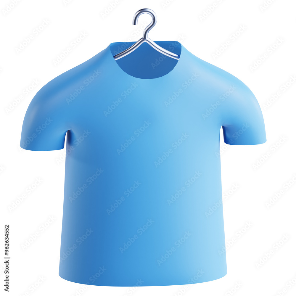shirt in 3d render for graphic asset web presentation or other