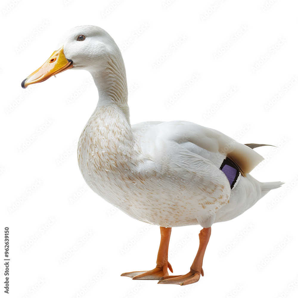 goose isolated on white