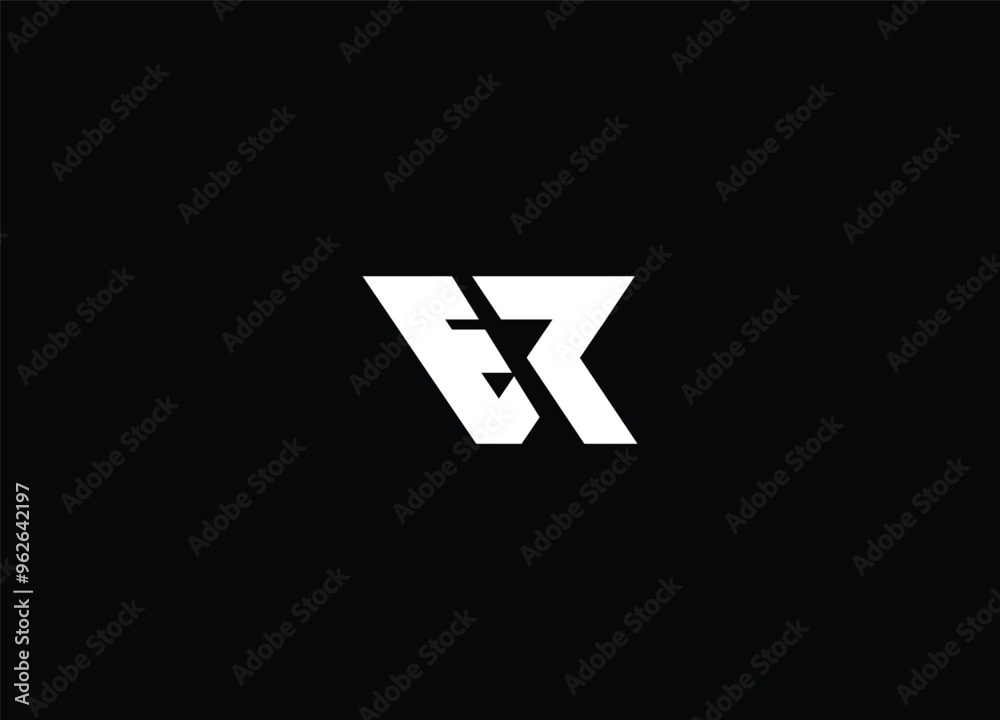 ER letter initial logo design and monogram logo ER letter initial logo design and monogram logo
