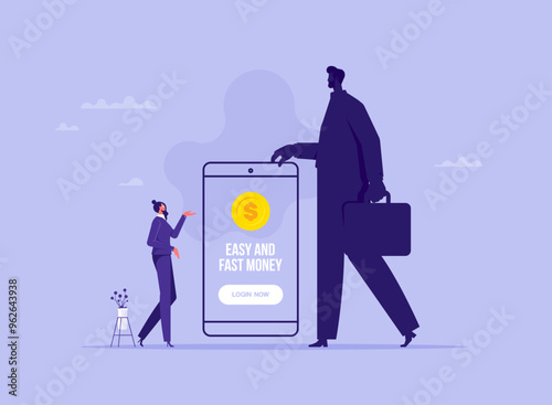Cyber crime hacker attack internet fraud concept, credit card online payment scam, internet hacker stealing money cybercrime from smartphone payment application