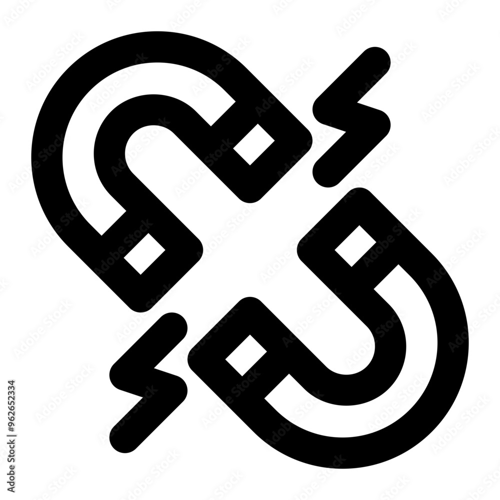 electromagnetism, magnetic, electromagnetic, electricity, force, science outline icon electromagnetism, magnetic, electromagnetic, electricity, force, science outline icon