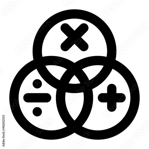 math, mathematics, science, mathematical, education, maths outline icon