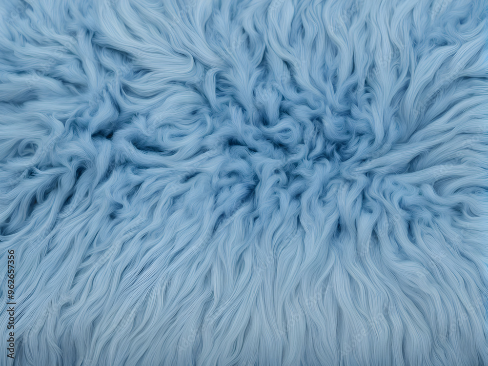 Fototapeta premium background texture of fur. rabbit fur blue color. blue fur