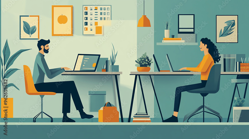 Businesses are embracing hybrid work models combining in-office and remote work to adapt to changing employee expectations Businesses are embracing hybrid work models combining in-office and remote work to adapt to changing employee expectations