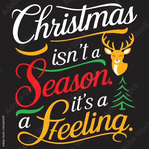 Christmas new t-shirt design AI generated