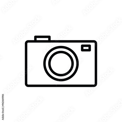 Mirrorless Camera Icon IT Hardware Electronic Device Symbols