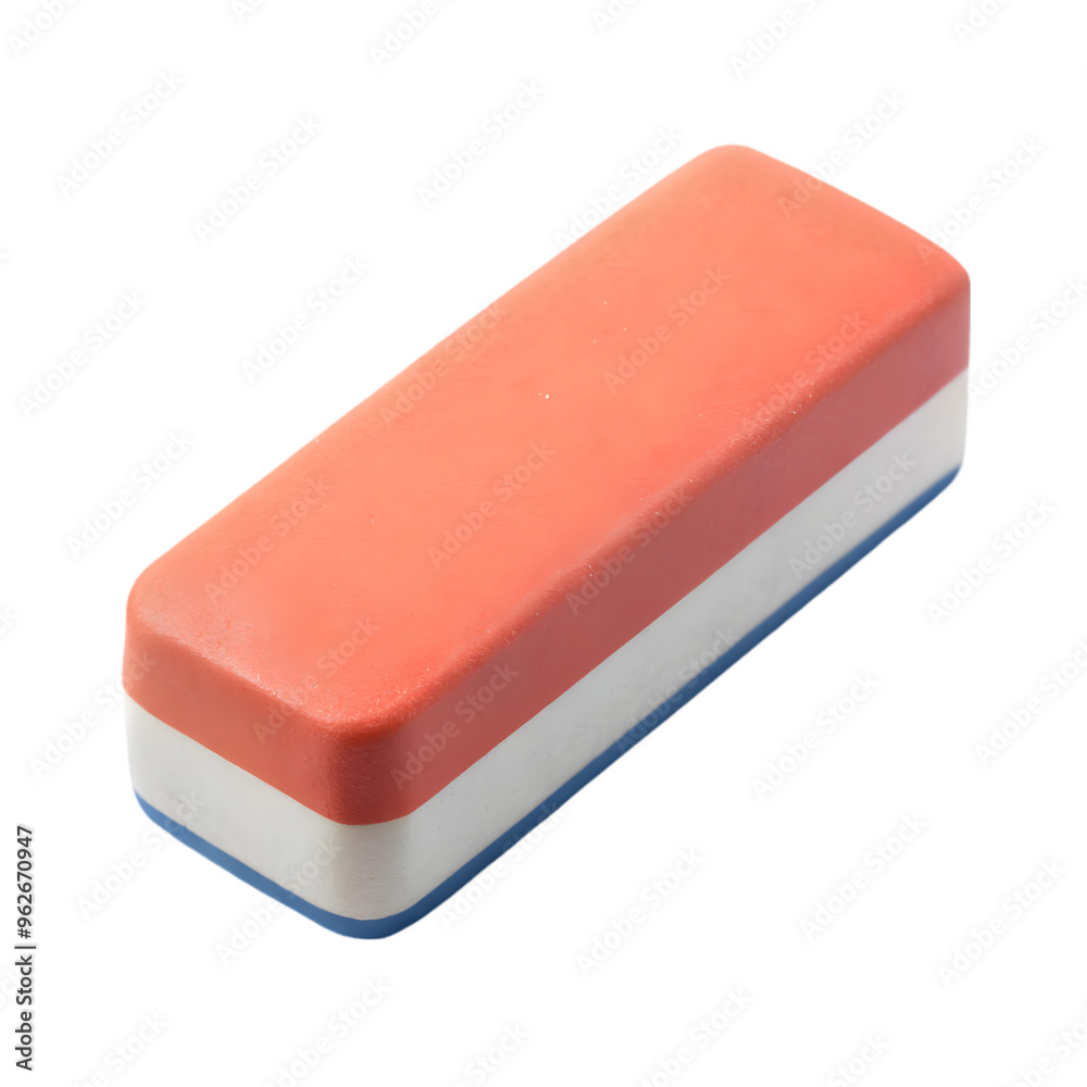 eraser isolated on transparent background