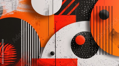 Contemporary design elements for banners and posters.